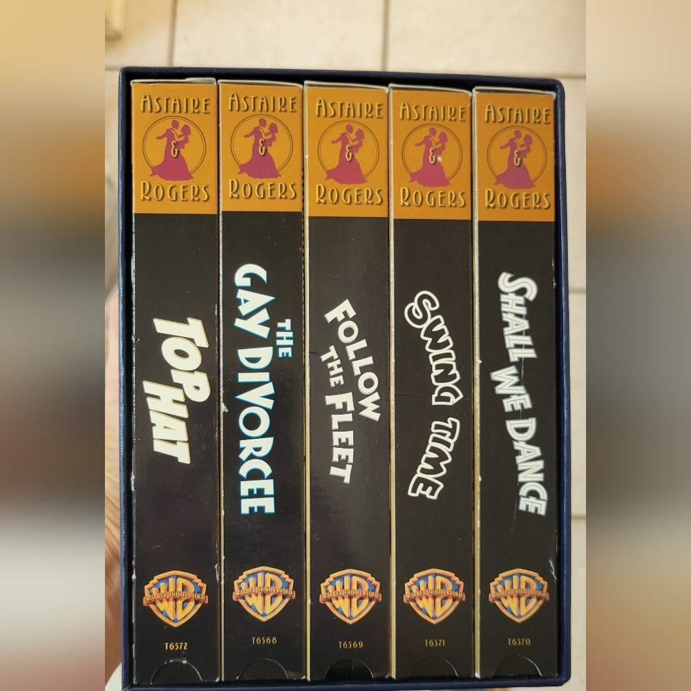VHS Set Fred Astaire and Ginger Rodgers
